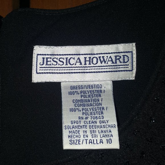 Jessica Howard Classic Cocktail Dress SZ10 - Picture 6 of 6